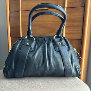 Banana Republic Black Leather Satchel